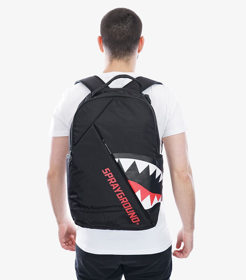 Sprayground angled hotsell ghost shark backpack