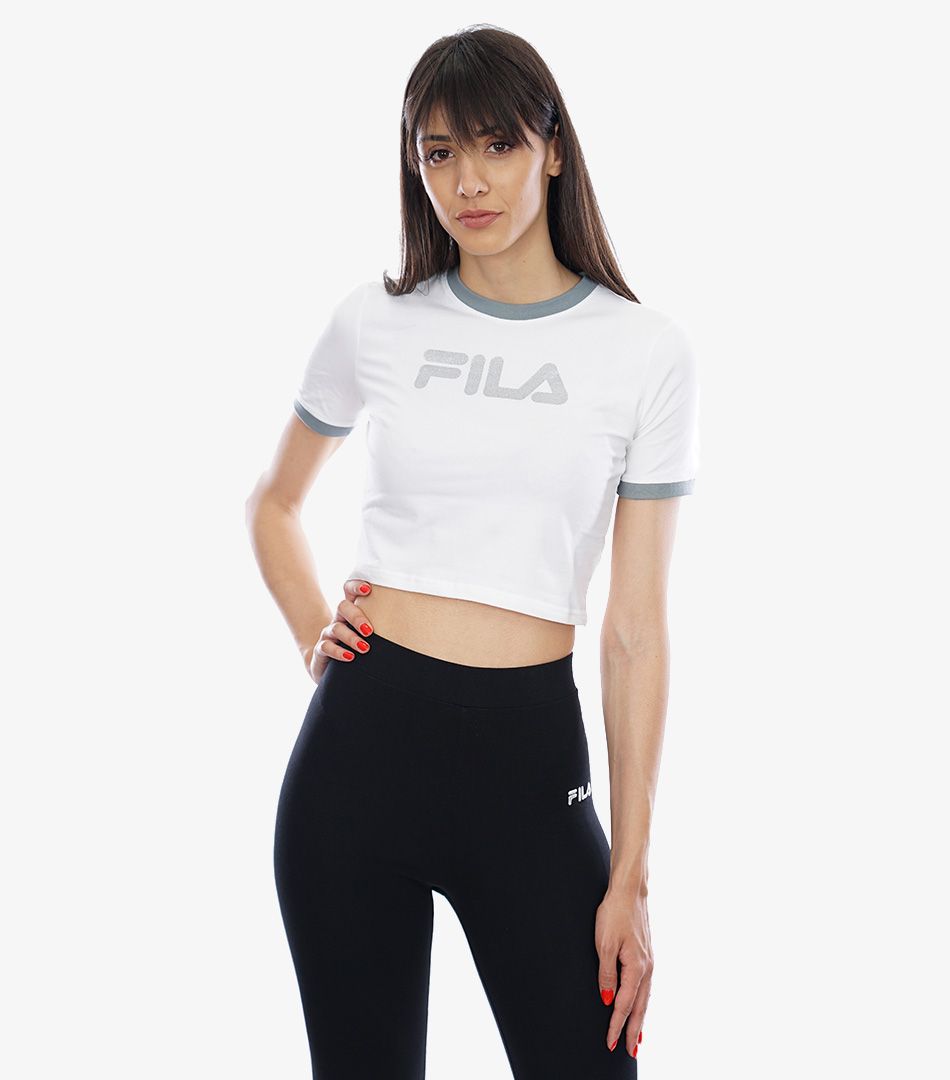 Fila tionne hot sale cropped tee