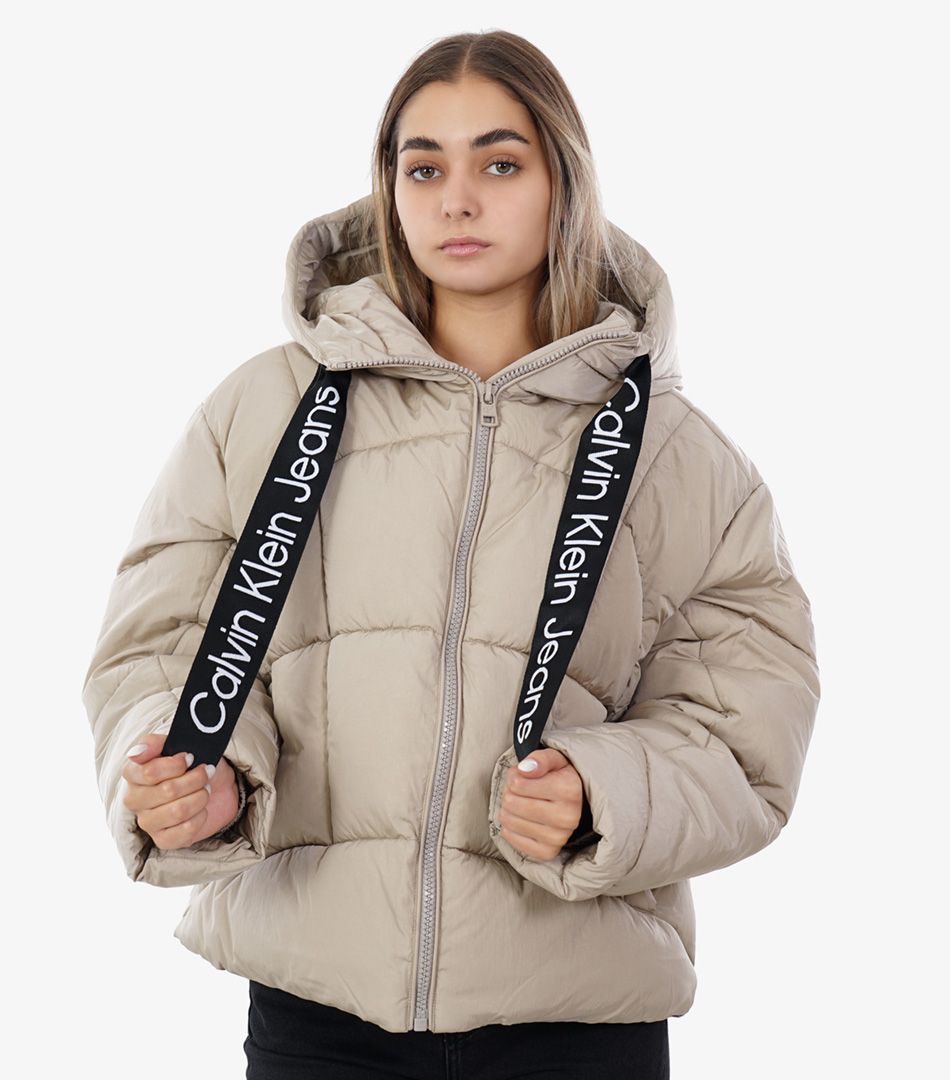 Calvin klein light short on sale puffer