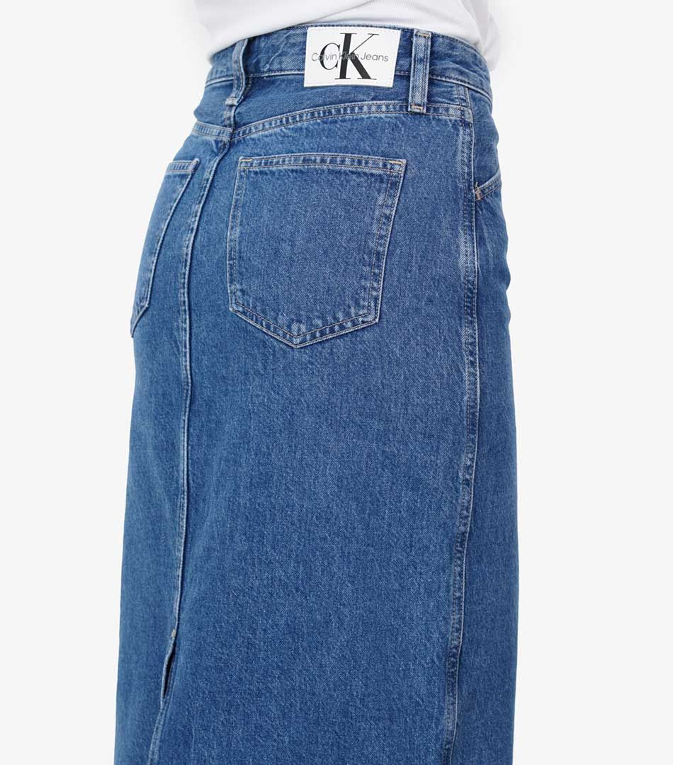 Calvin Klein Trouser Pocket Maxi Skirt